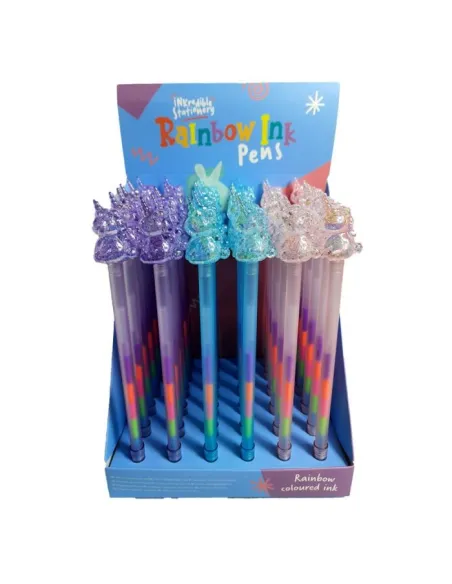 PUCKATOR - Stylo Encre Arc en Ciel - Licorne
