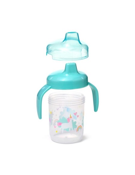 PUCKATOR - Gobelet anti - fuites avec couvercle  hygiénique Licorne pas cher|La Boite de Magie