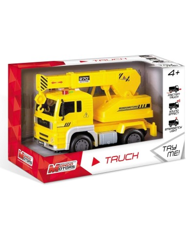 MONDO MOTORS - Camion Grue jaune