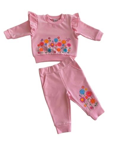 PRESTIGE - Ensemble Fleurs rose
