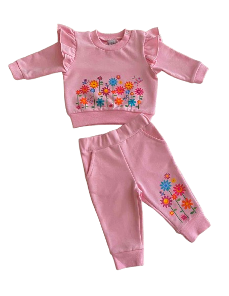 PRESTIGE - Ensemble Fleurs rose