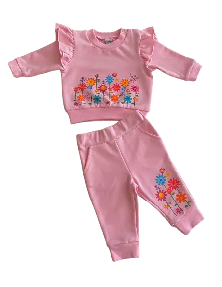 PRESTIGE - Ensemble Fleurs rose