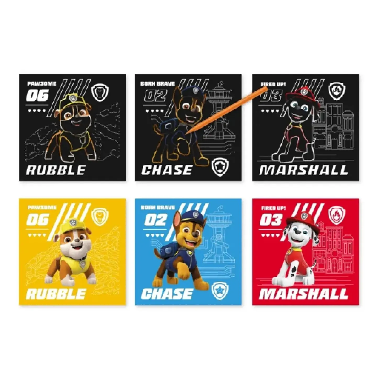 Carte à grater  Paw Patrol