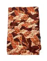 LINETA - Foulard motifs feuille brillant