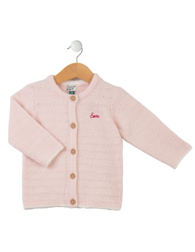 Elle est où la mer - Gilet Echardi rose