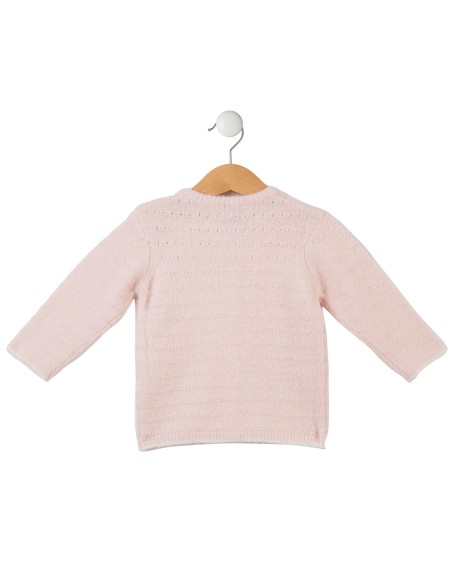 Elle est où la mer - Gilet Echardi rose