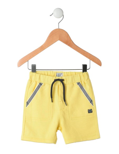 EOM -  Bermuda Short Ezort Jaune Blanchi pas cher| La Boite de Magie