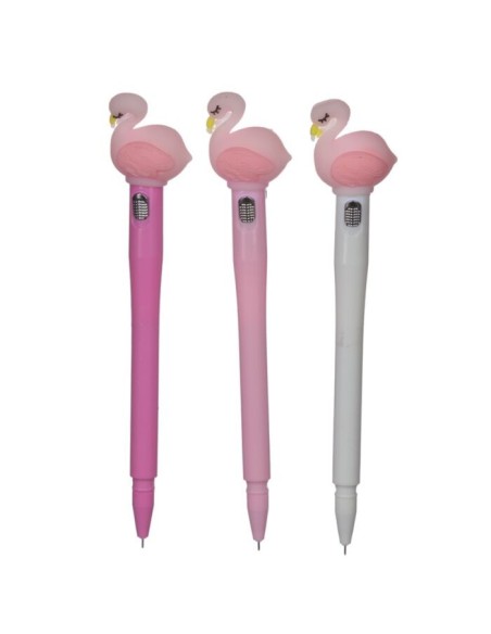 PUCKATOR - Stylo LED à Mine Fine - Flamant Rose pas cher| La Boîte de Magie