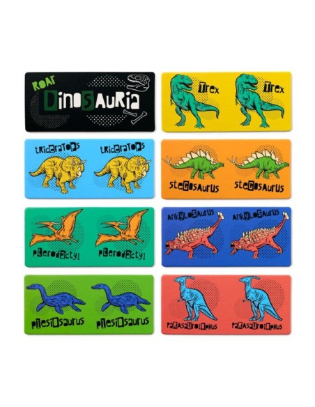 PUCKATOR - Jeu de Dominos - Dinosauria pas cher|La Boîte de Magie