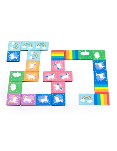 PUCKATOR - Jeu de Dominos Licorne Unicorn Magic pas cher| La Boîte de Magie