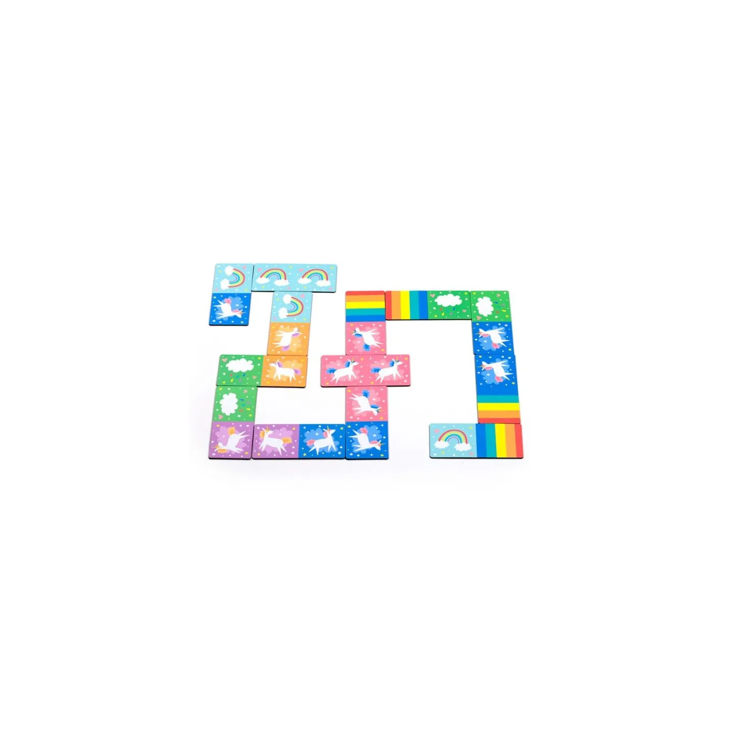 PUCKATOR - Jeu de Dominos Licorne Unicorn Magic pas cher| La Boîte de Magie