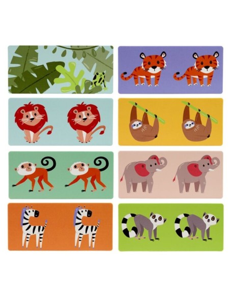 PUCKATOR - Jeu de Dominos Zooniverse pas cher| La Boîte de Magie