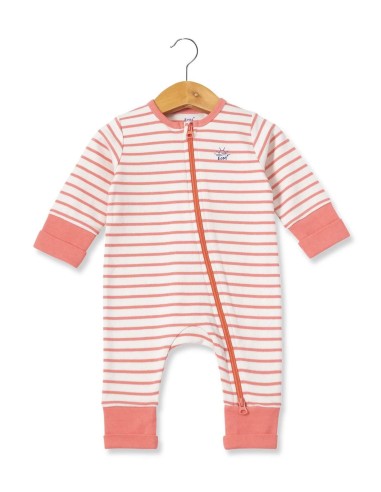 EOM - Pyjama YALNI fonf grege raye corail