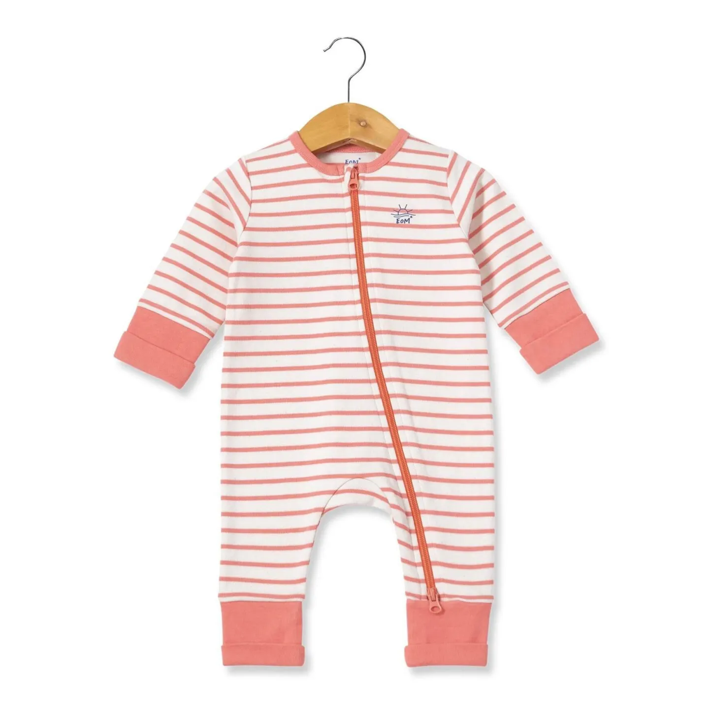 EOM - Pyjama YALNI fonf grege raye corail