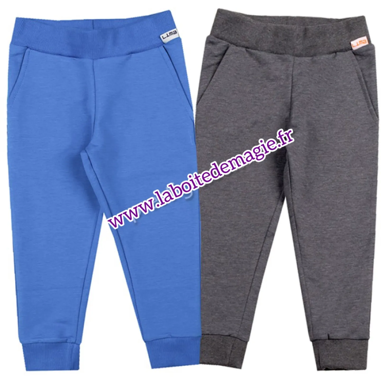 PRESTIGE - Jogging Lima garçon bleu clair pas cher|La Boîte de Magie