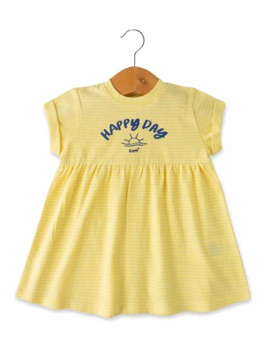 EOM - Robe Efmy rayé jaune