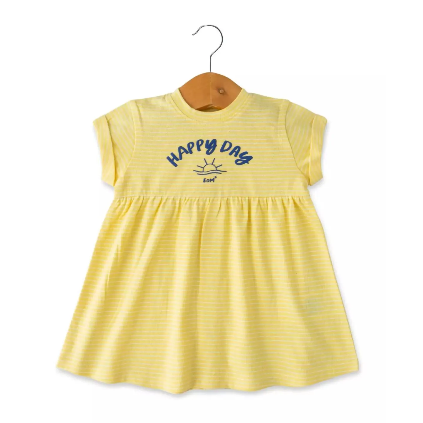 EOM - Robe Efmy rayé jaune