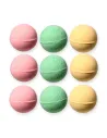 PUCKATOR - Lot de 9 Petites Boules de Bain Amande douce - Butterfly Meadows pas cher|La Boîte de Magie