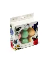 PUCKATOR - Lot de 9 petites boules de Bain Amande douce - Butterfly Meadows