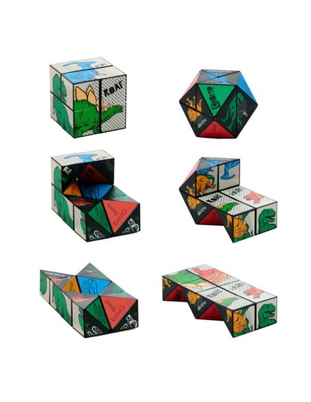 PUCKATOR - Cube Puzzle - Dinosauria pas cher|La Boîte de Magie