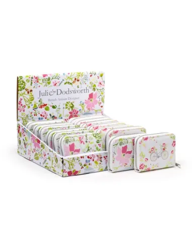 PUCKATOR - Porte-monnaie à Fermeture Eclair Rose - Julie Dodsworth