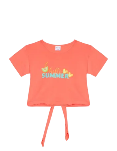 ATIVO - T-Shirt Hello Summer 4-12Y