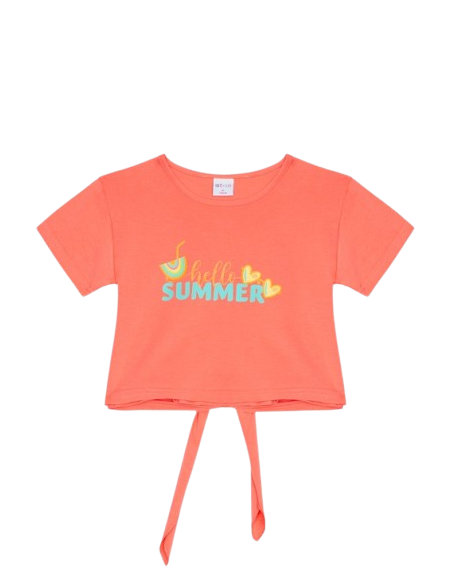 ATIVO - T-Shirt Hello Summer 4-12Y