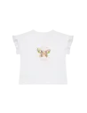 ATIVO -  T-Shirt Papillon 6-36M blanc