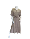 BAHE - Robe longue ceinture