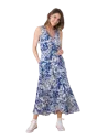 EOM - Robe RECHY bleu imrimé bleu