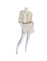 BAHE -Short  beige rayé