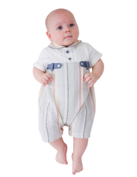 ELENA - Combi cérémonie  beige 3 -12 mois