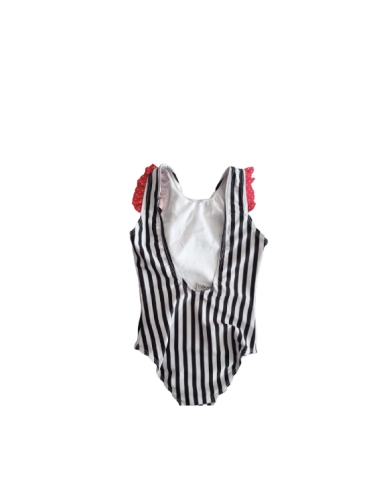Disney - Maillot Mickey blanc noir rayé pas cher| La Boite de Magie