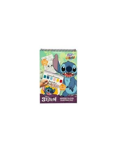 STITCH - Cahier de peinture à l'eau