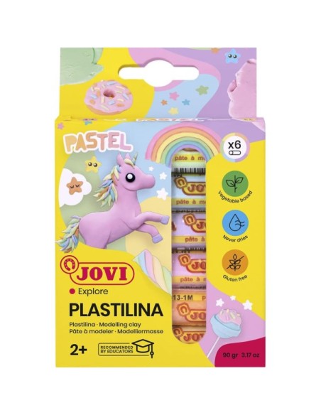 JOVI - Pâte à modeler pack de 6 unités de 15 gramme