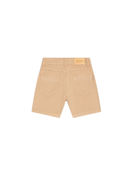ATIVO - Short jean 6 - 36 mois  beige pas cher | La Boîte de Magie Nice