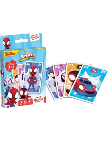 Jeu de cartes 4 en 1 Spidey