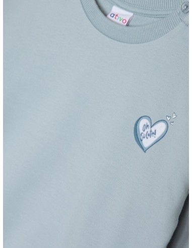 ATIVO - Sweat So cute 6 - 36 mois gris pas cher|La Boîte de Magie Nice