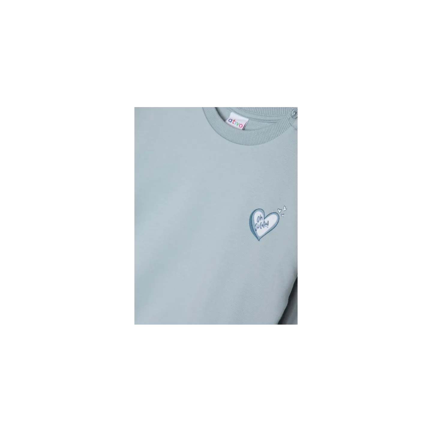 ATIVO - Sweat So cute 6 - 36 mois gris pas cher|La Boîte de Magie Nice