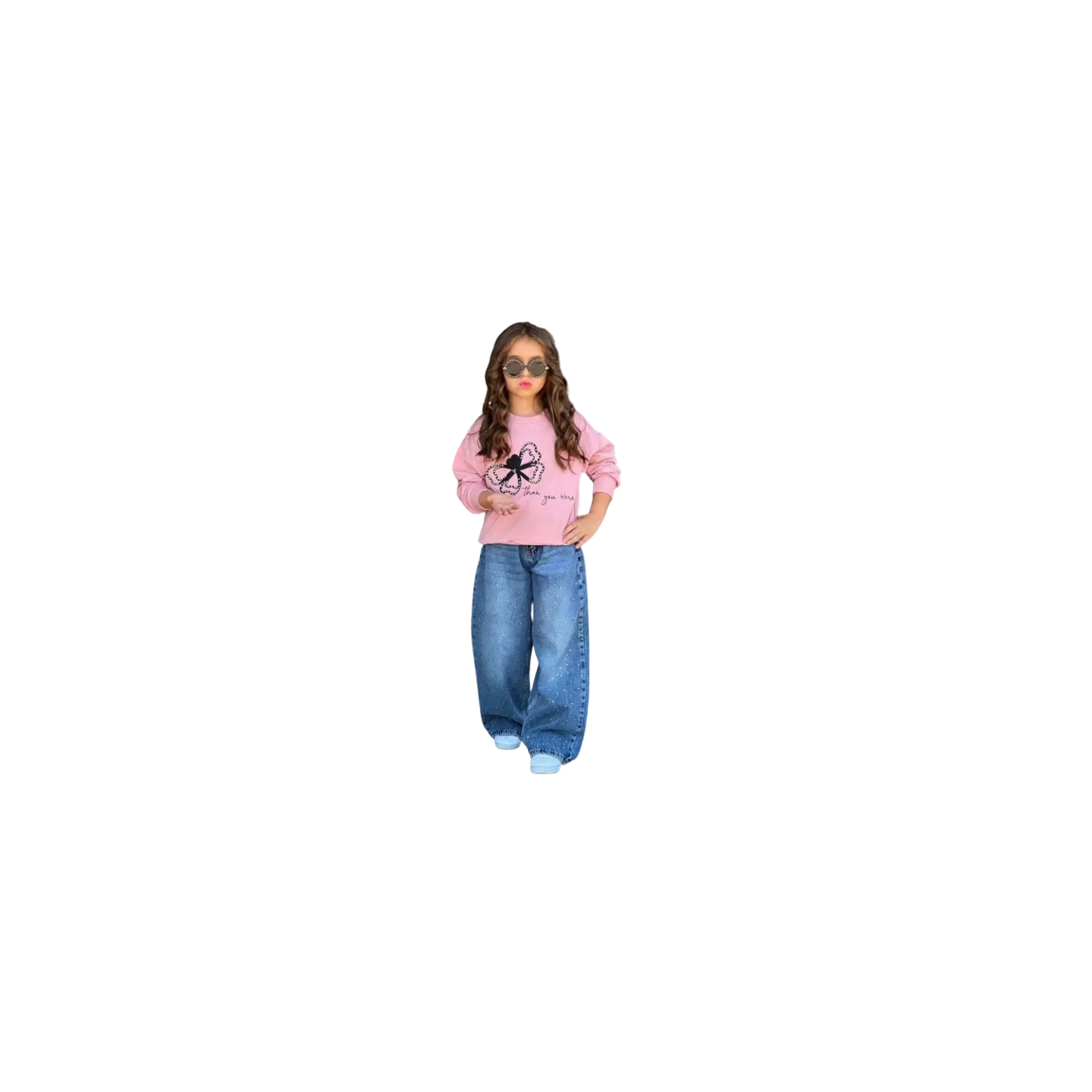 ELENA - Ensemble jean et sweat 3 - 10 ans pas cher | La Boîte de Magie Nice