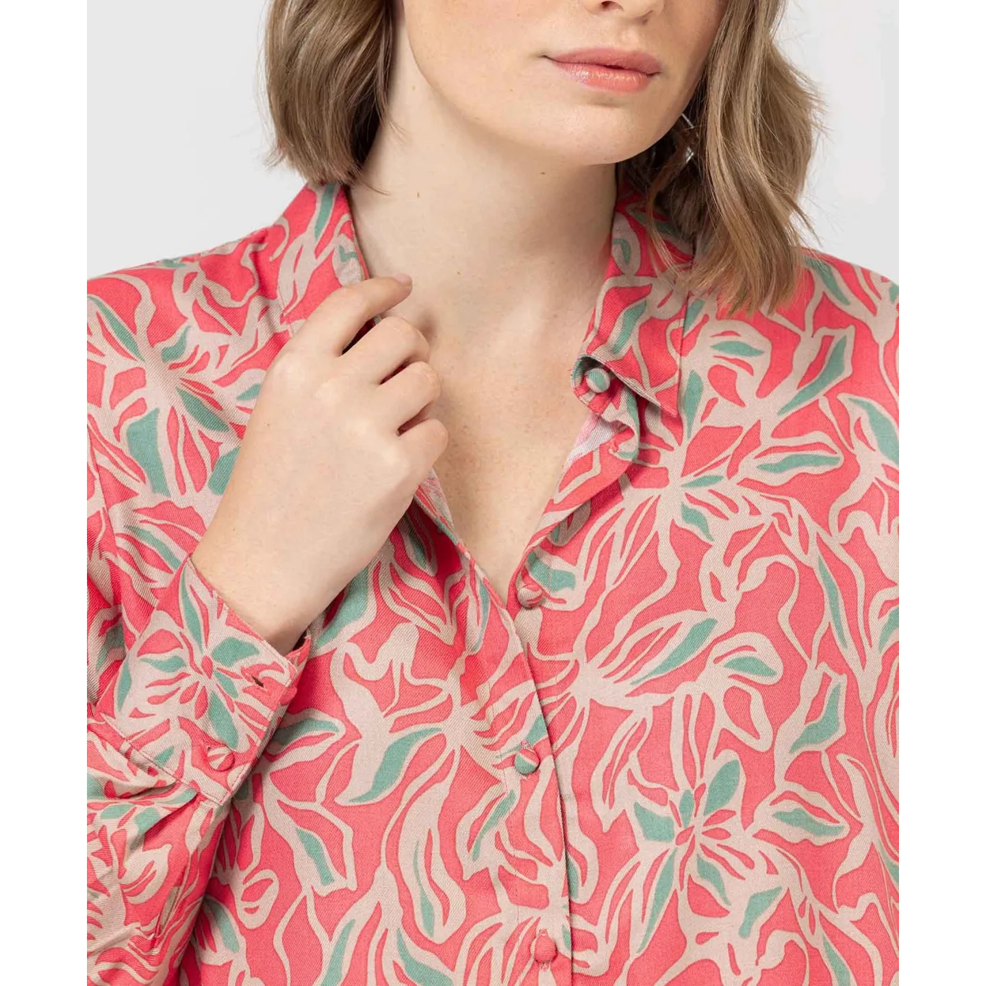 EOM - Chemise CALANDRA2  IMPRIME CORAIL  pas cher | La Boîte de Magie Nice
