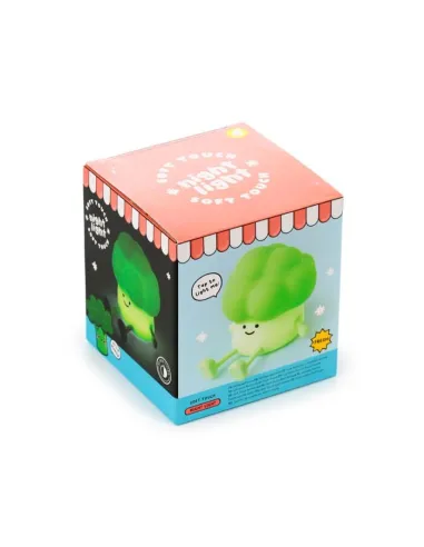PUCKATOR - Veilleuse LED & Support Téléphone - Foodiemals Broccoli