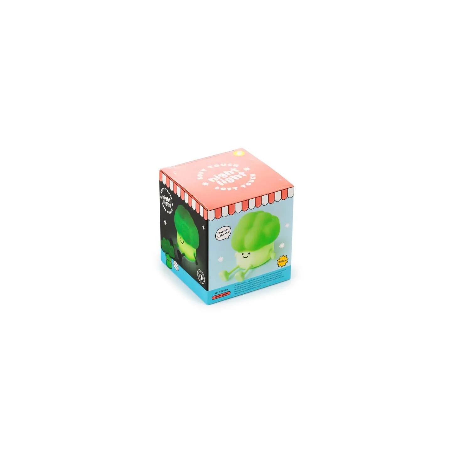 PUCKATOR - Veilleuse LED & Support Téléphone - Foodiemals Broccoli