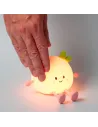 PUCKATOR - Veilleuse LED & Support Téléphone - Foodieemals Pêche