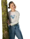 ATIVO - Tee-shirt Amour blanc 4 - 14 ans