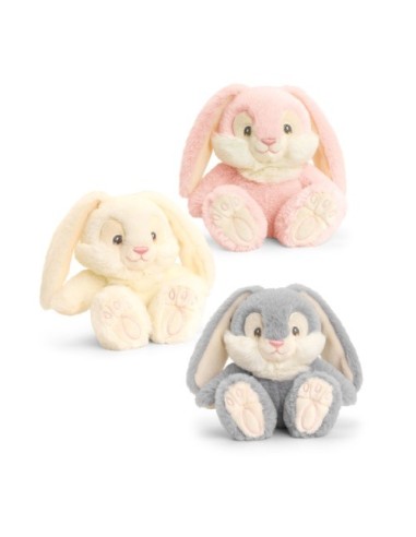 MERCIER - Peluche lapin patchfoot keeleco 15cm