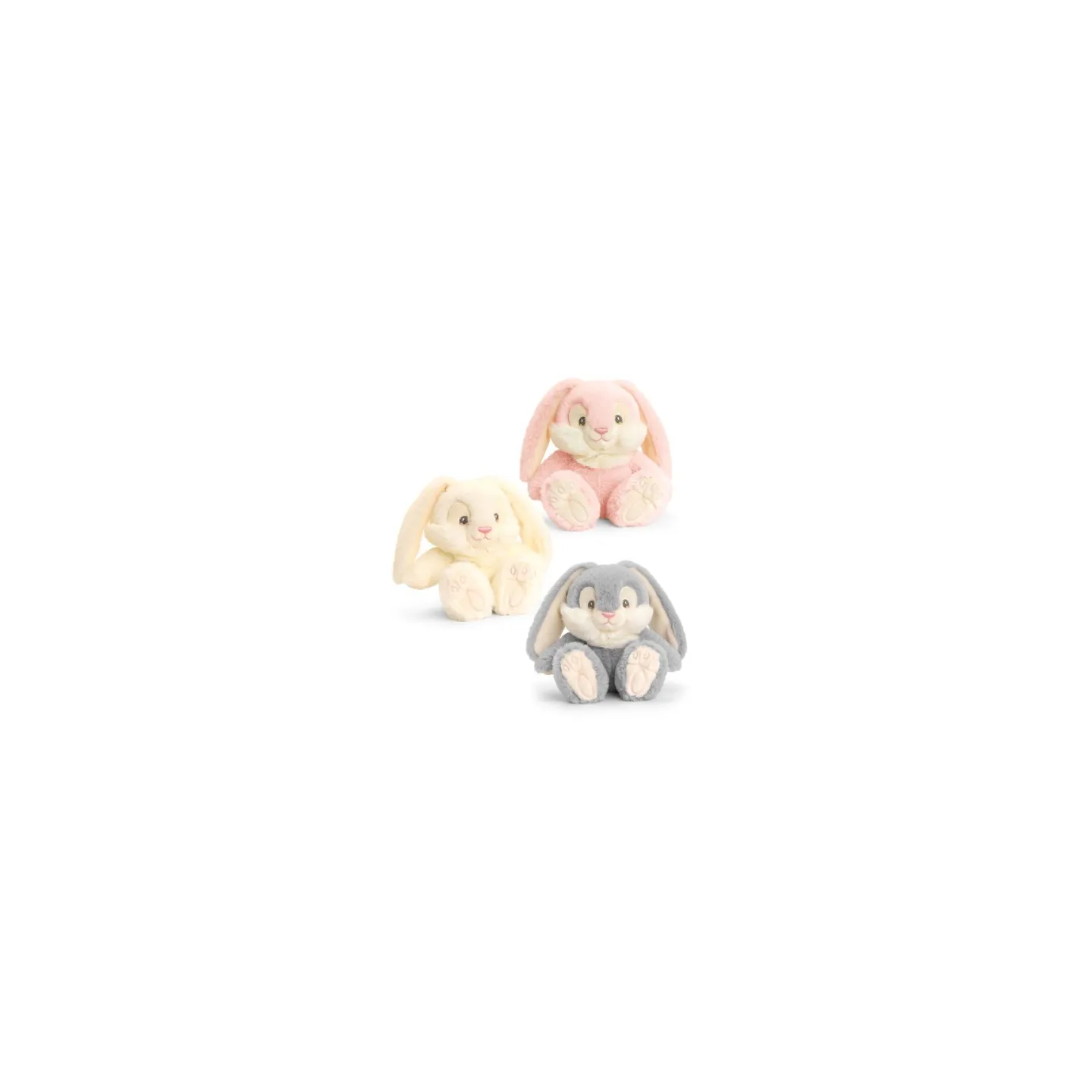 MERCIER - Peluche lapin patchfoot keeleco 15cm