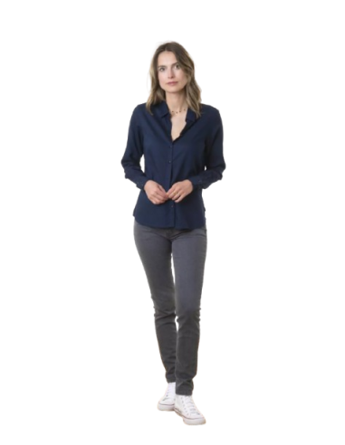 BAHE - Chemise CALANDRA2 INDIGO