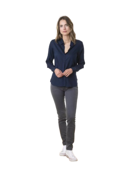 BAHE - Chemise CALANDRA2 INDIGO