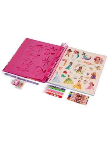 MERCIER - Set Princesse coloriage pas